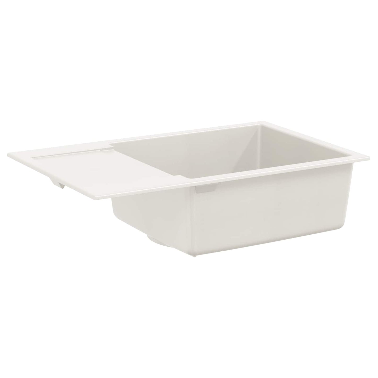 Dřez Bílá 780 X 500 Mm 80% Křemenné A 20% Pryskyřice