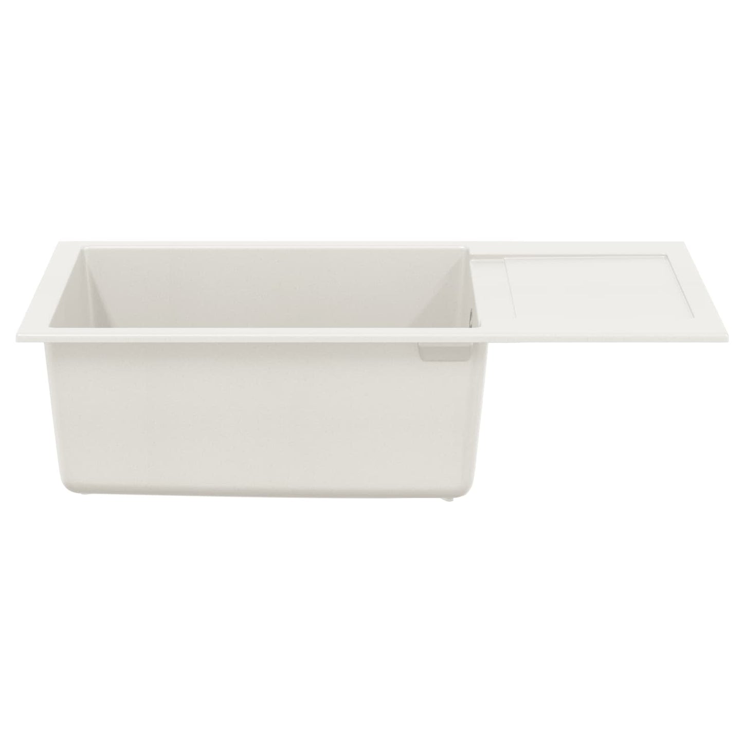 Dřez Bílá 780 X 500 Mm 80% Křemenné A 20% Pryskyřice