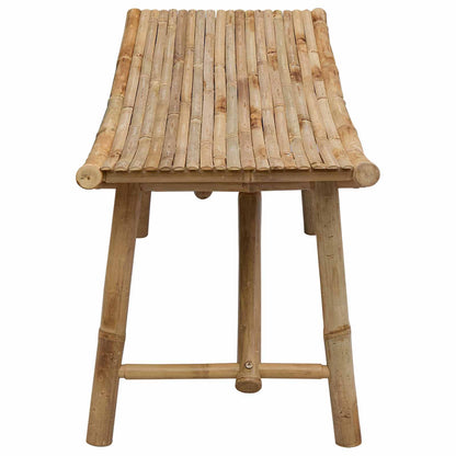 Zahradní Lavice 110 X 45 X 50 Cm Bambus Přírodní Obdélníkový