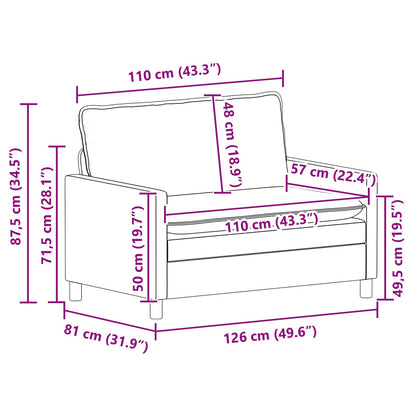 Set Pohovek 2 Ks Textil