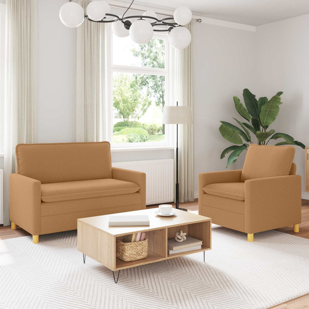 Set Pohovek 2 Ks Textil