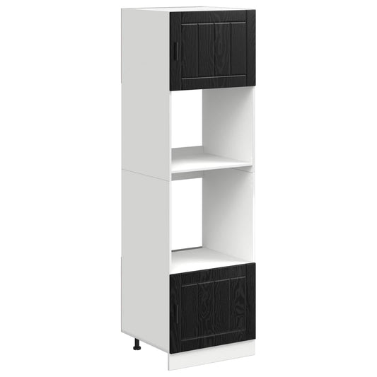 Skříňka Pro Vestavnou Troubu Porto Černý Dub 60 X 57 X 207 Cm