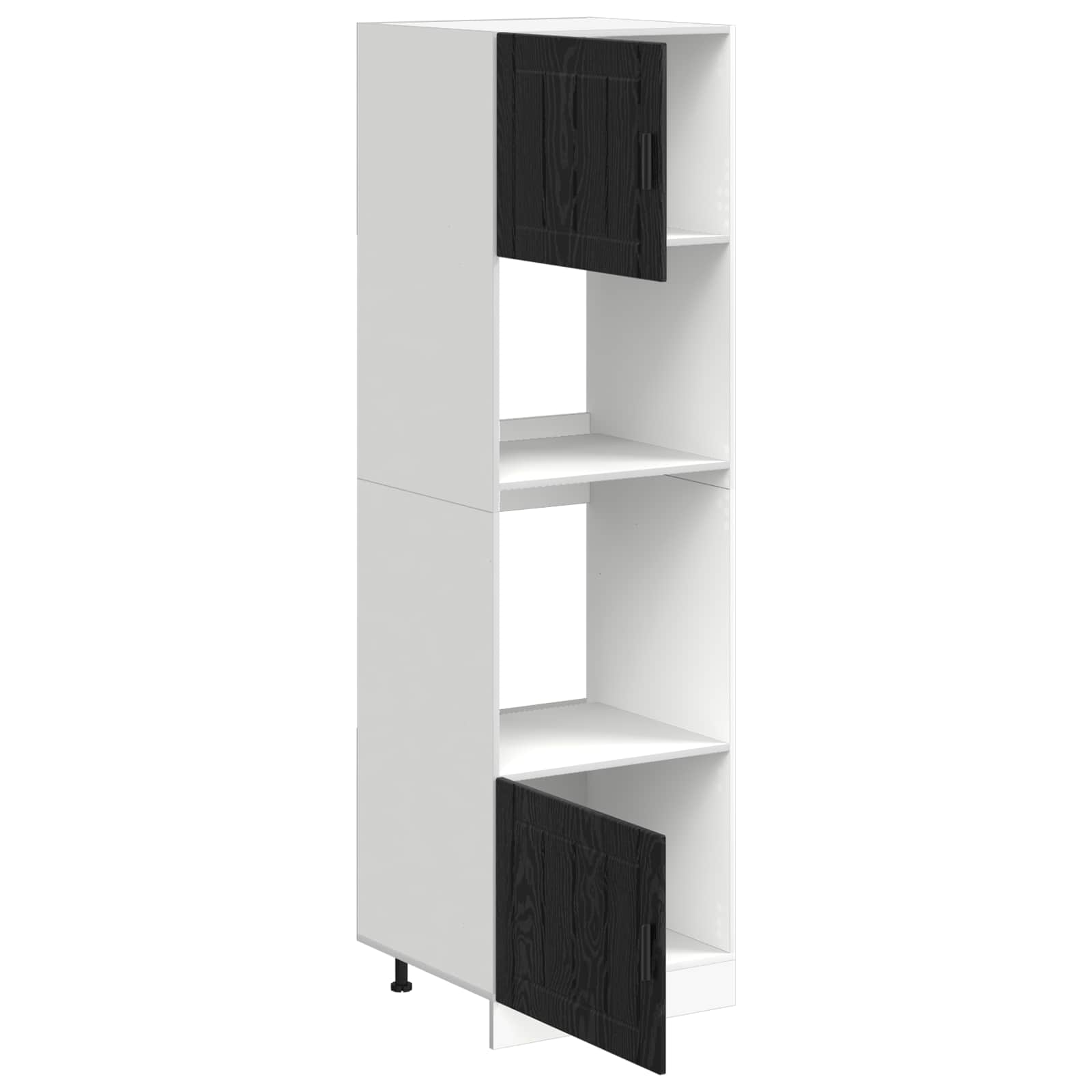 Skříňka Pro Vestavnou Troubu Porto Černý Dub 60 X 57 X 207 Cm