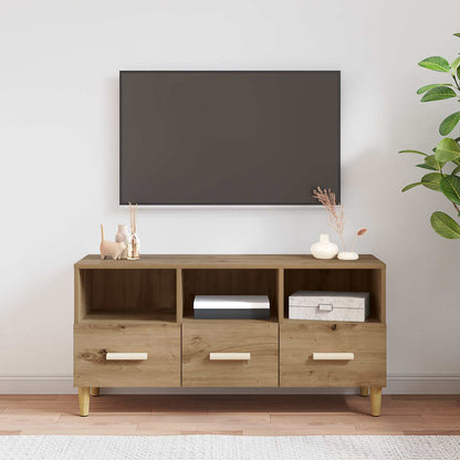 Televizní Skříň 102 X 36 X 50 Cm Umělecký Dub Kompozitní Dřevo