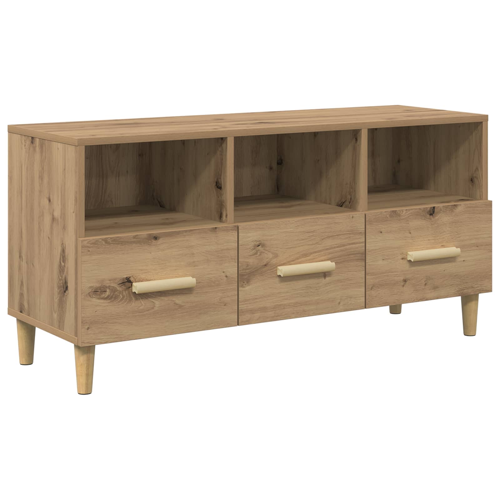 Televizní Skříň 102 X 36 X 50 Cm Umělecký Dub Kompozitní Dřevo
