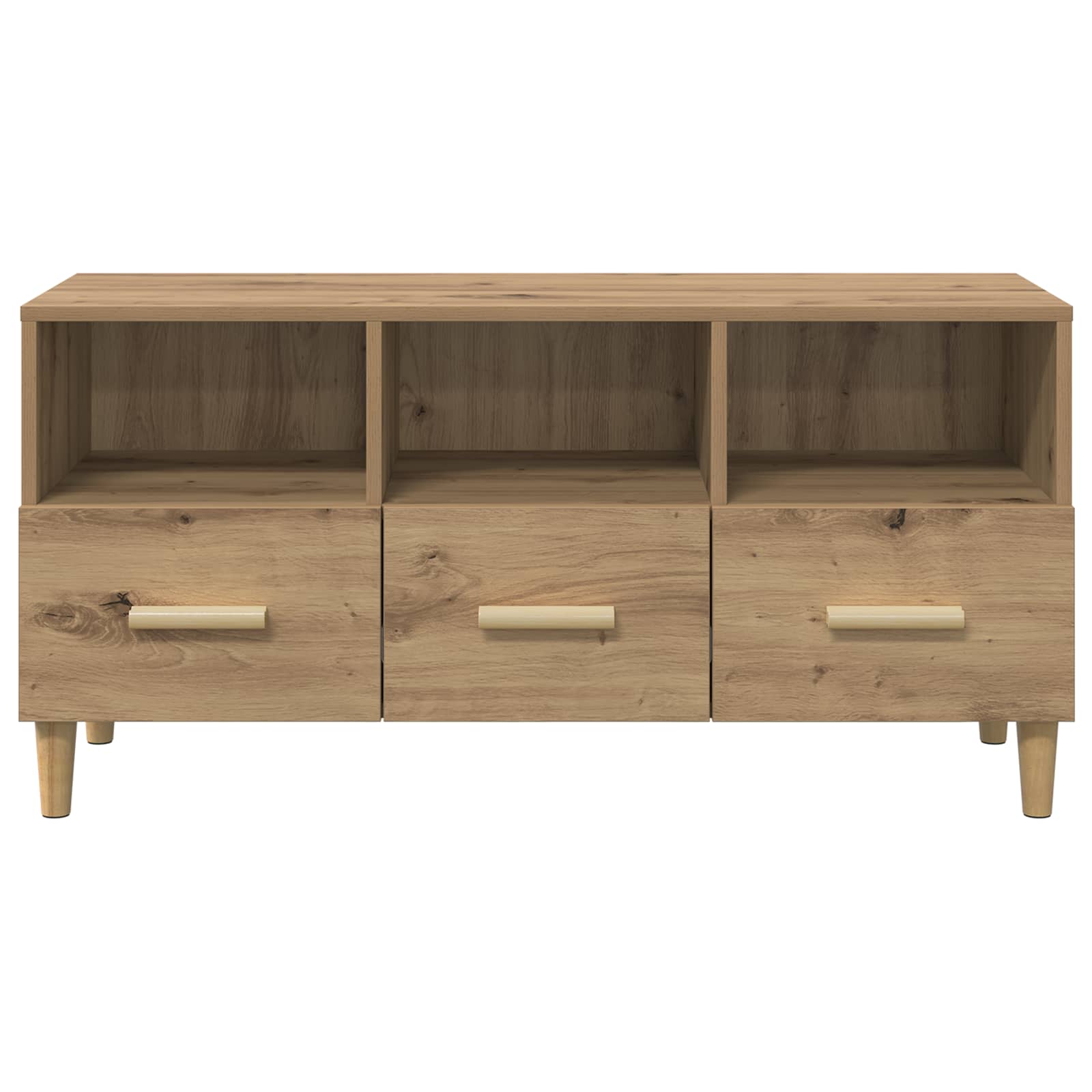 Televizní Skříň 102 X 36 X 50 Cm Umělecký Dub Kompozitní Dřevo