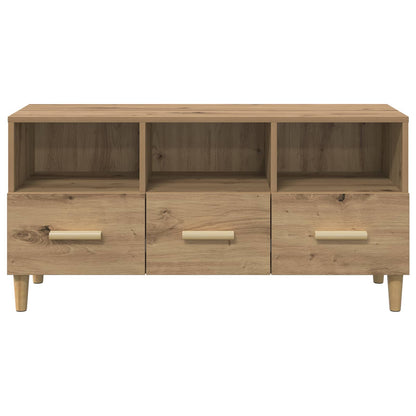 Televizní Skříň 102 X 36 X 50 Cm Umělecký Dub Kompozitní Dřevo