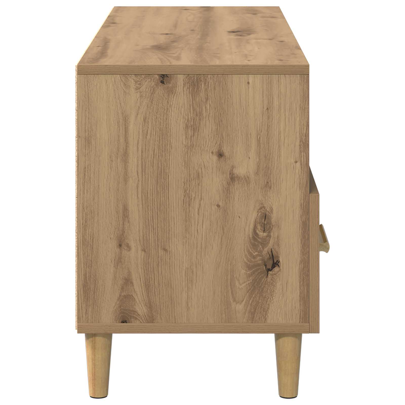 Televizní Skříň 102 X 36 X 50 Cm Umělecký Dub Kompozitní Dřevo