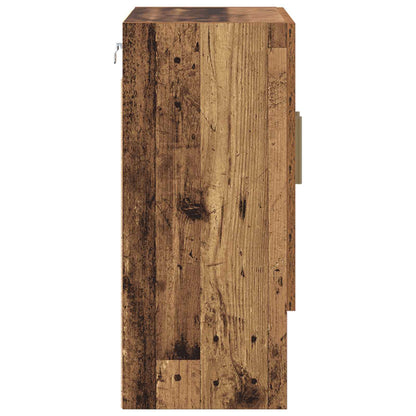 Nástěnná Skříňka 60 X 31 X 70 Cm Kompozitní Dřevo Staré Dřevo