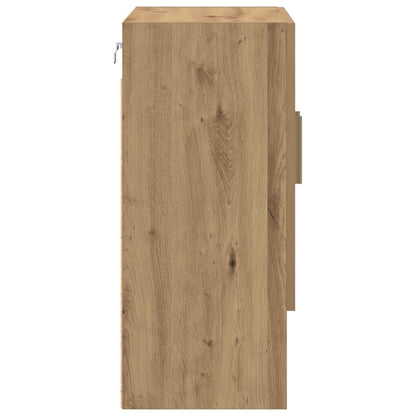 Nástěnná Skříňka 60 X 31 X 70 Cm Kompozitní Dřevo Umělecký Dub