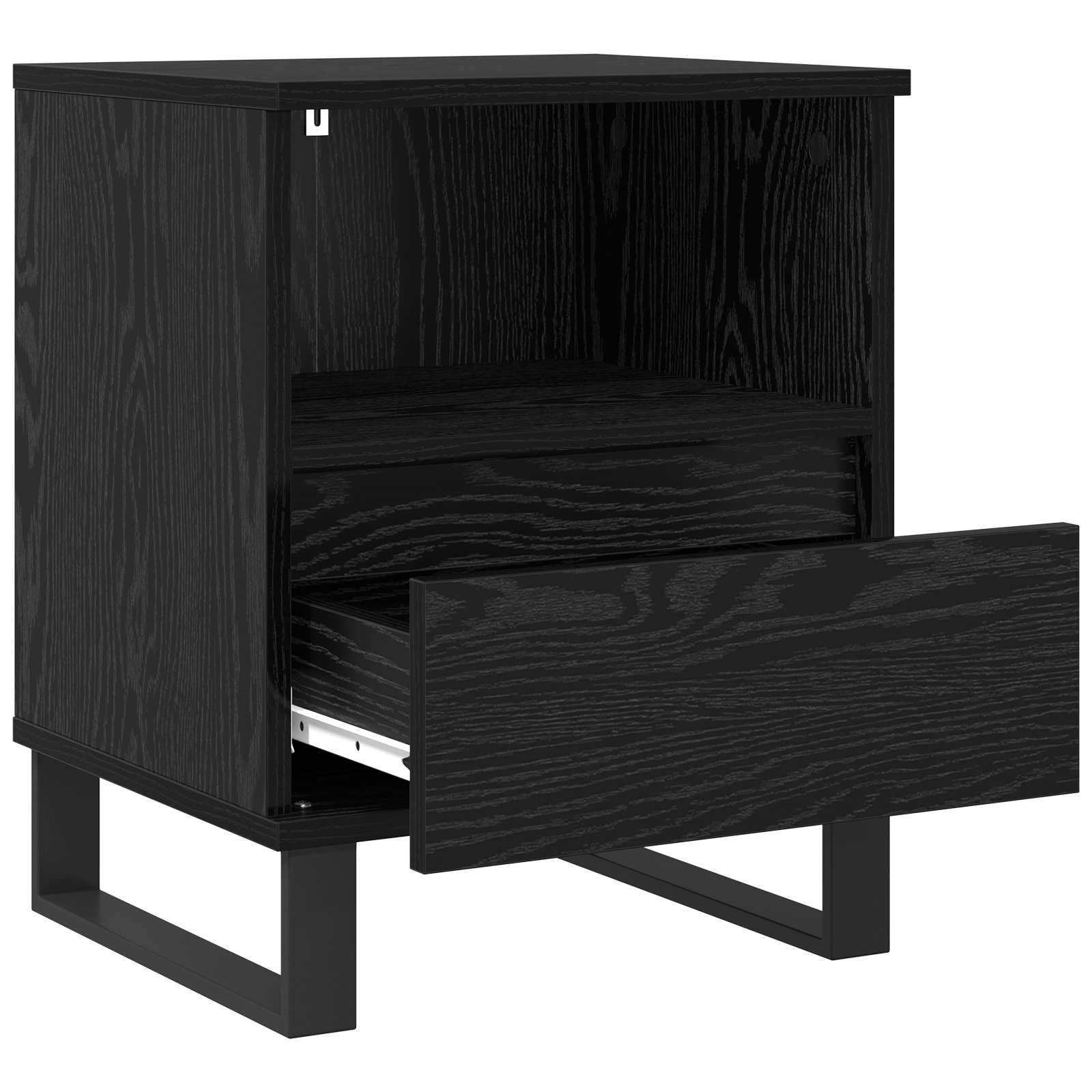 Zásuvka Pod Postel Černý Dub 40 X 35 X 50 Cm Kompozitní Dřevo
