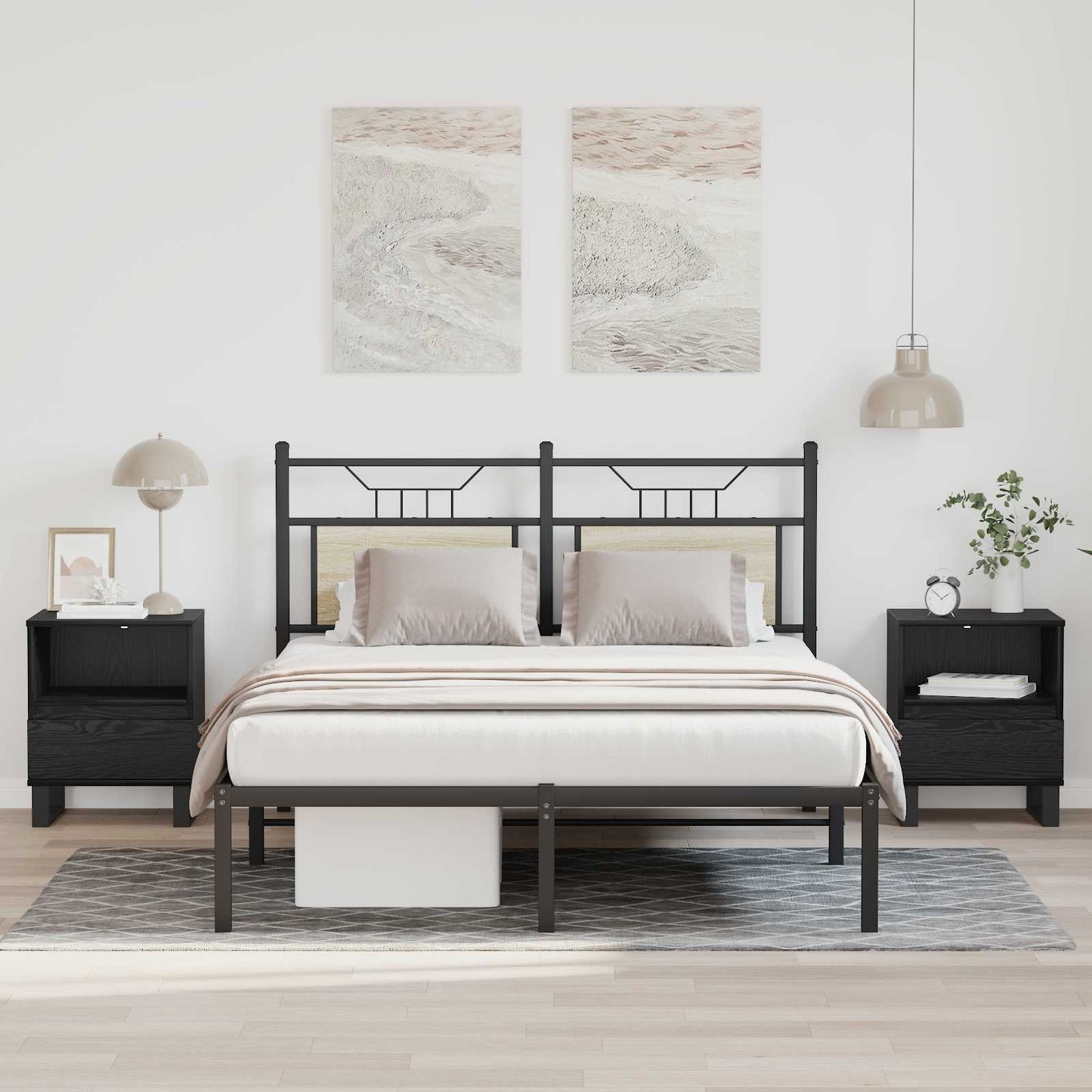 Zásuvka Pod Postel Černý Dub 40 X 35 X 50 Cm Kompozitní Dřevo