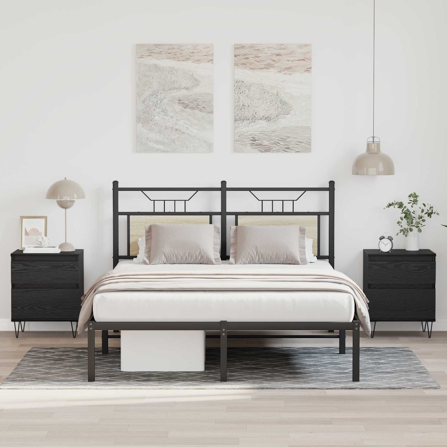 Zásuvka Pod Postel Černý Dub 40 X 35 X 50 Cm Kompozitní Dřevo