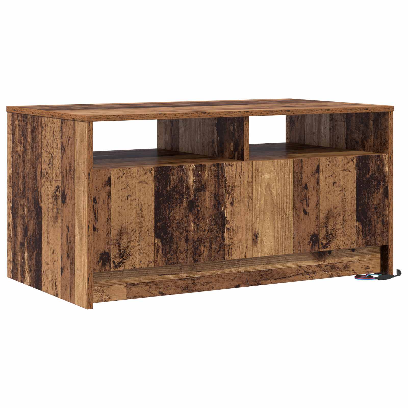 Konferenční Stolek Staré Dřevo 90 X 50 X 45 Cm Kompozitní Dřevo
