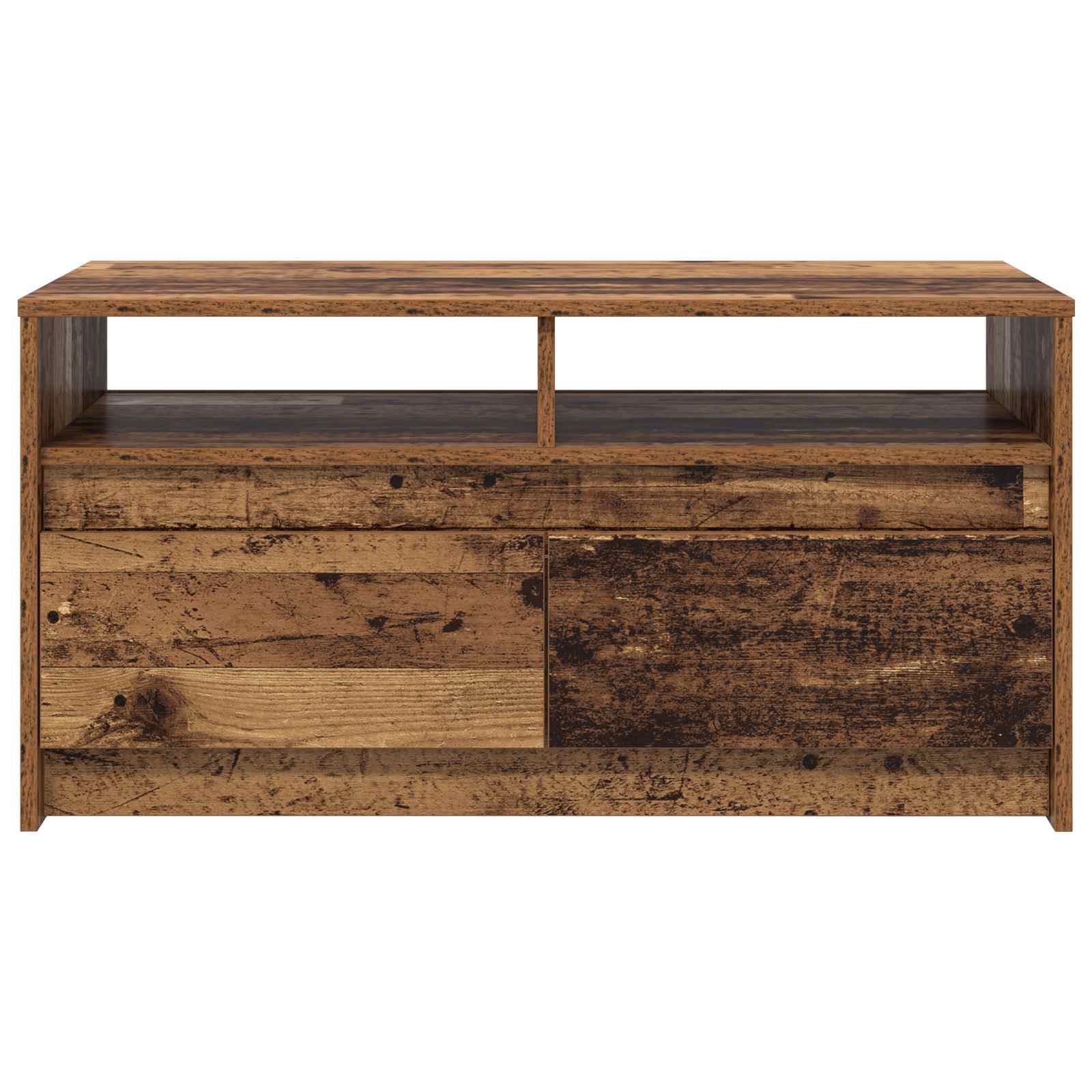 Konferenční Stolek Staré Dřevo 90 X 50 X 45 Cm Kompozitní Dřevo