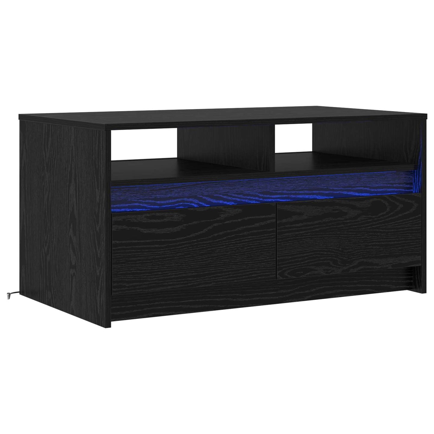 Konferenční Stolek Černý Dub 90 X 50 X 45 Cm Kompozitní Dřevo