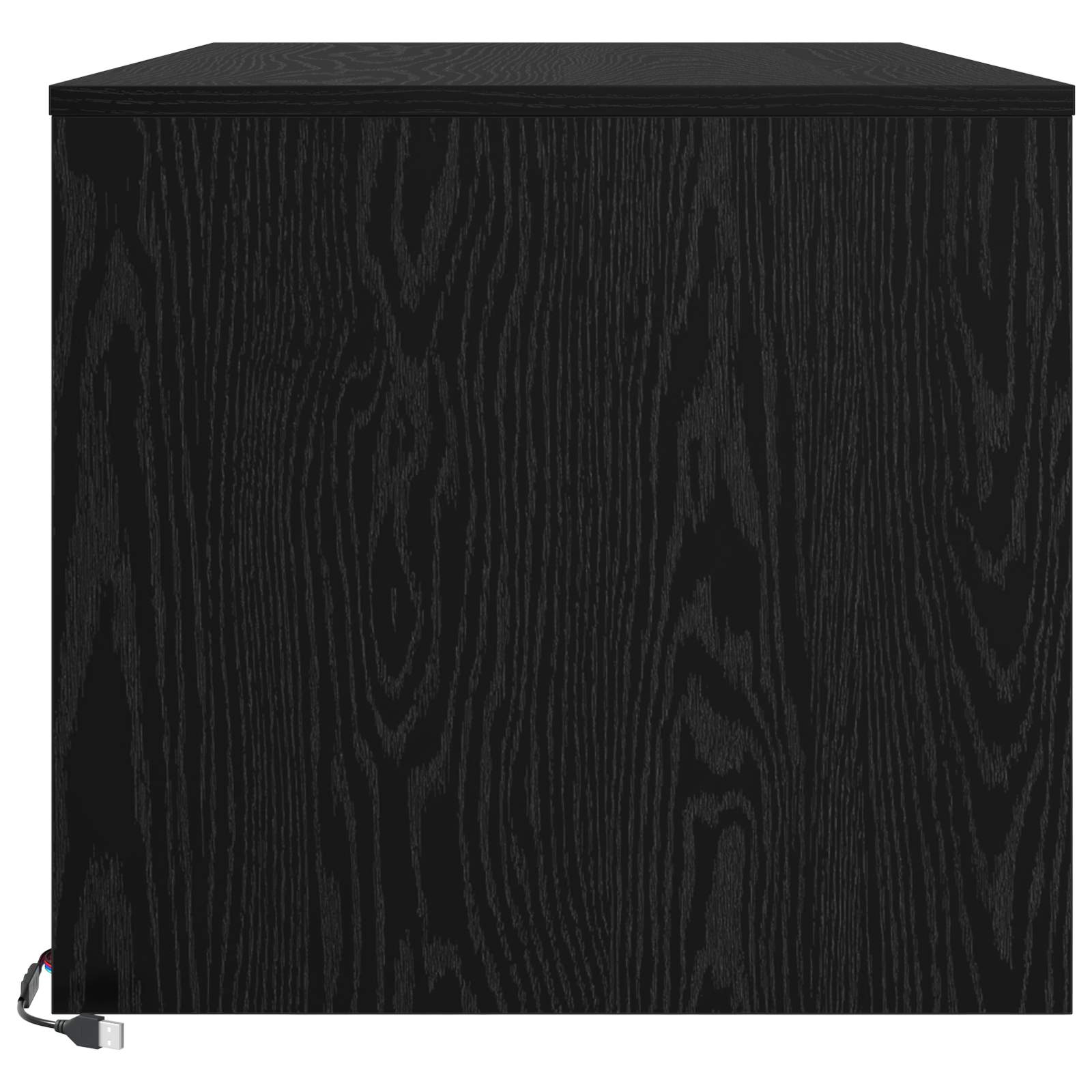 Konferenční Stolek Černý Dub 90 X 50 X 45 Cm Kompozitní Dřevo
