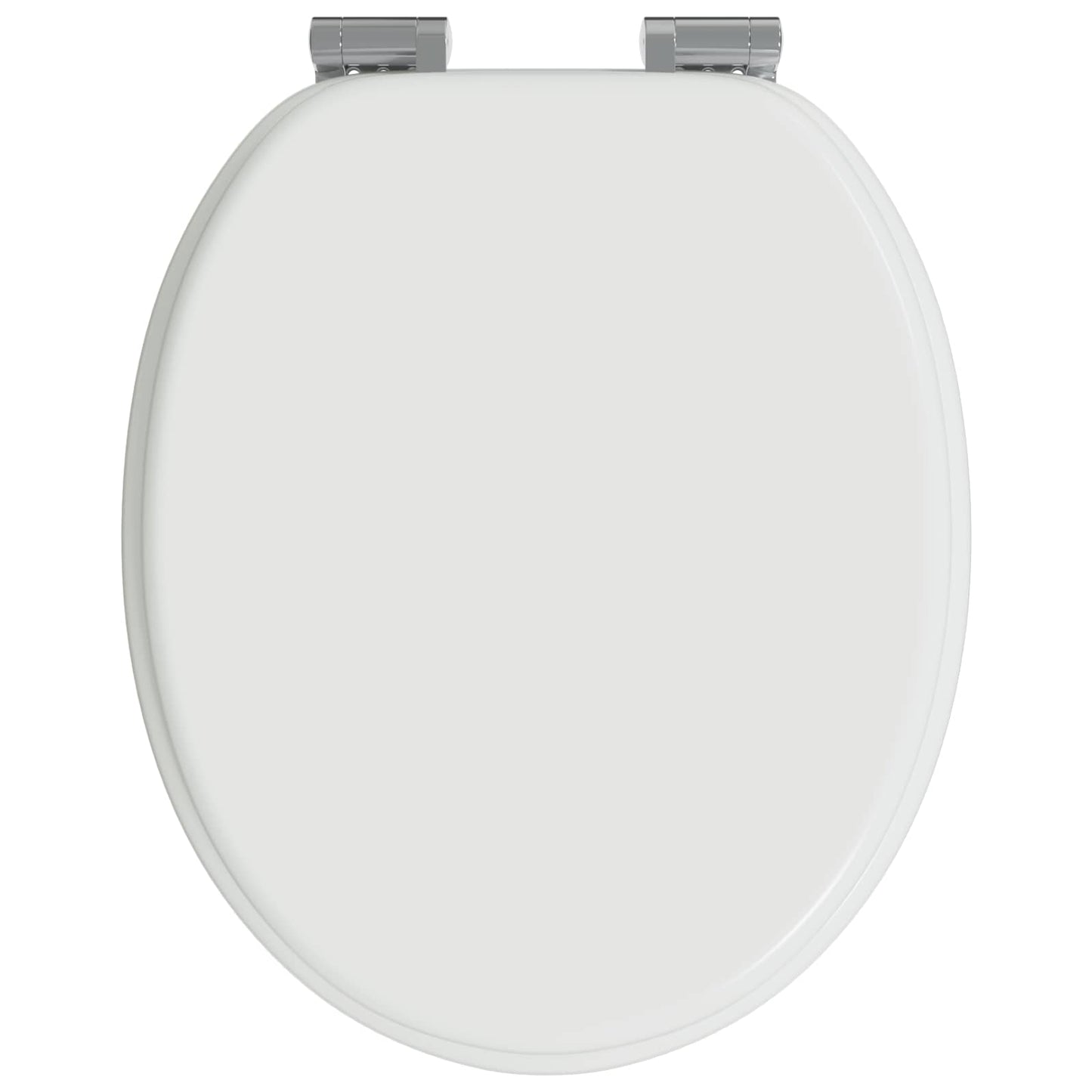 Toaletní Sedátko S Tlumeným Zavíráním Bílý 44 X 38 Cm Mdf Deska