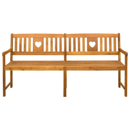 Venkovní Lavice Přírodní 180 X 55,5 X 90 Cm