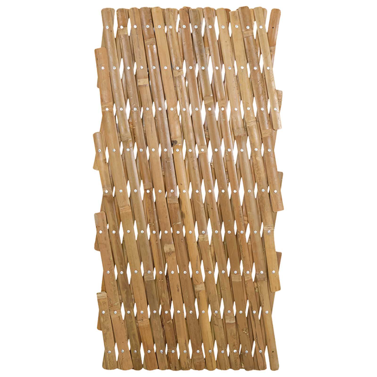 Rozkládací Trelážová Oplocení 2 Ks 100 X 105 Cm Bambus