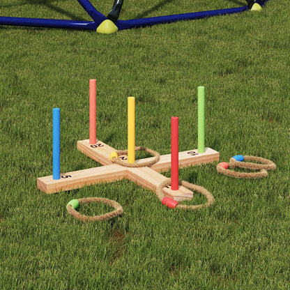 Sada Na Hru Ring Toss Vícebarevný 41 X 41 X 16 Cm