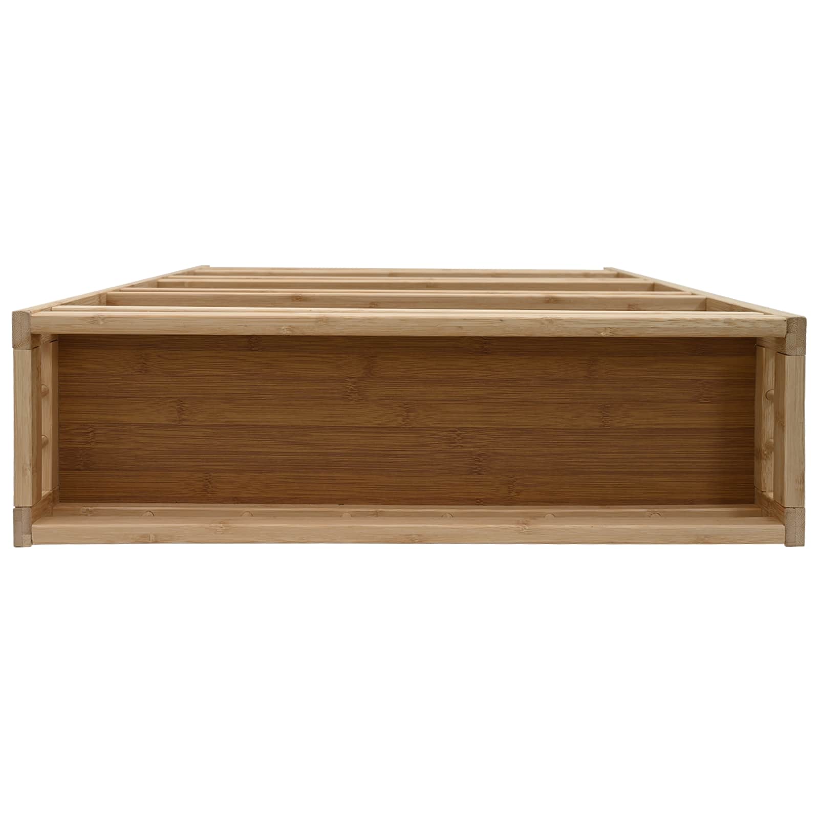 Kuchyňský Vozík S Koly Přírodní 60 X 18 X 97 Cm Bambus