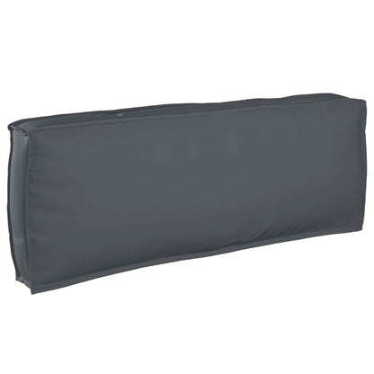 Set Pohovek Antracit 133 X 92 X 69 Cm Masivní Akátové Dřevo