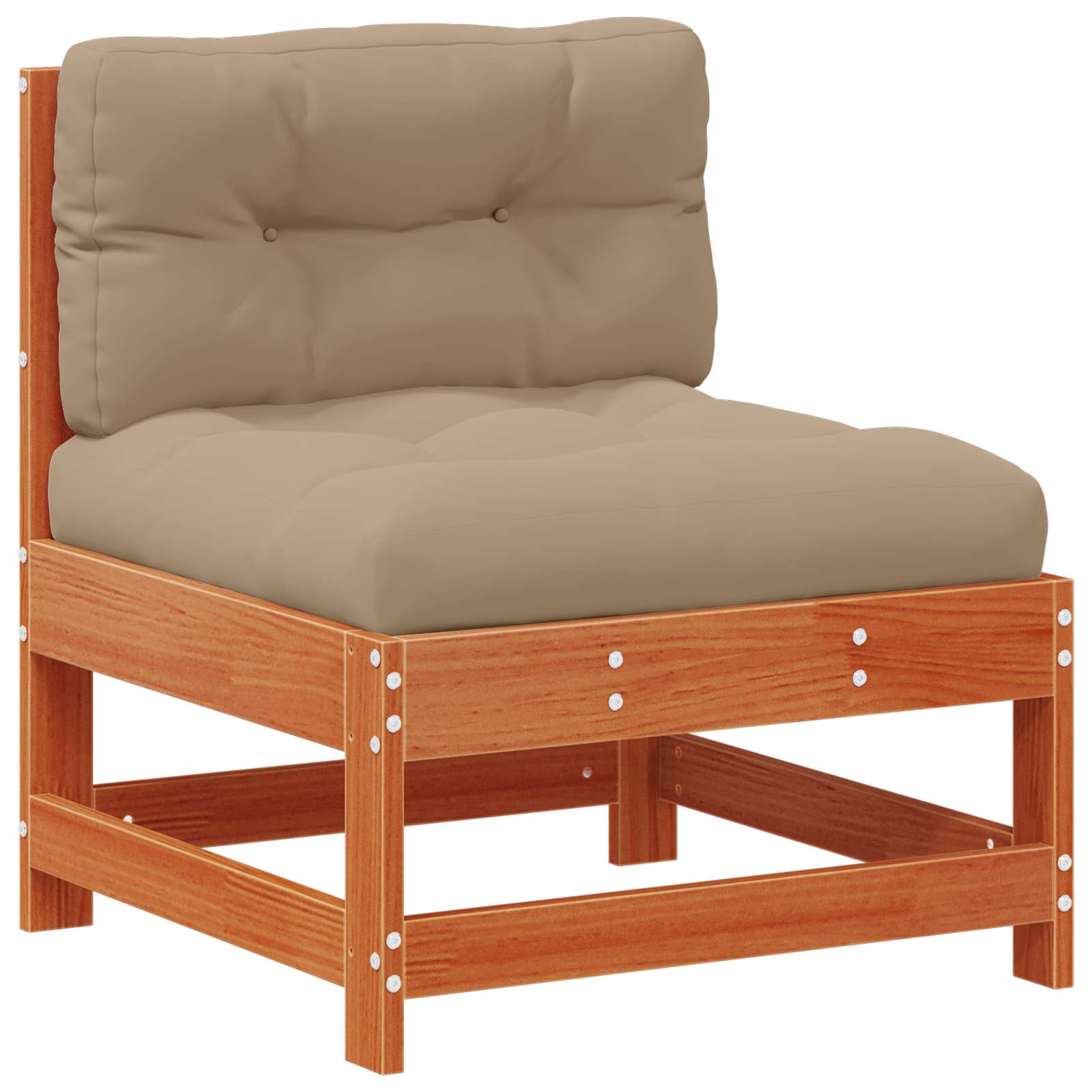 Zahradní Lounge Set 5 Ks Voskově Hnědá Masivní Borovicové Dřevo