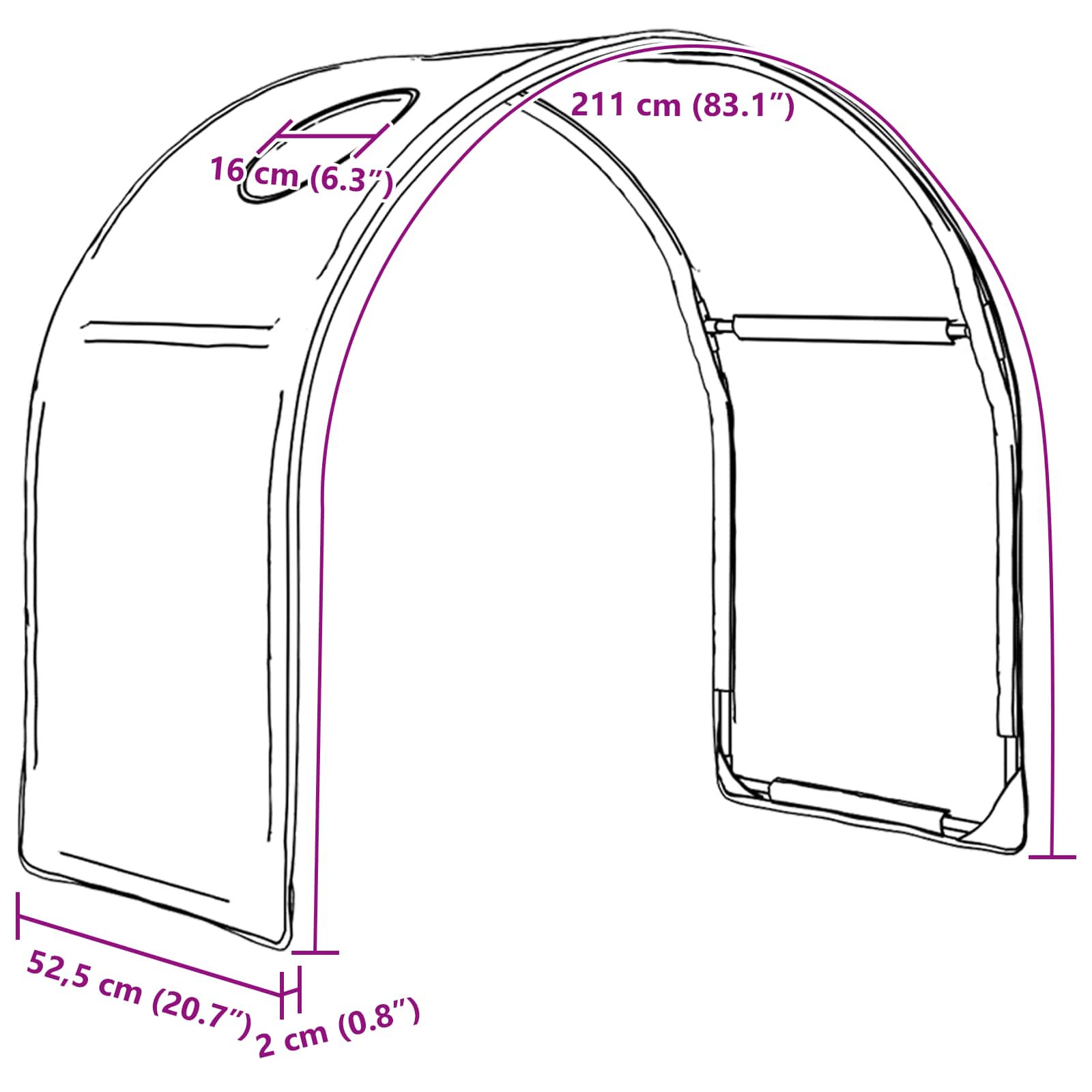 Tunel Na Postel Pro Dětskou Patrovou Postel 2 Pcs Modrá