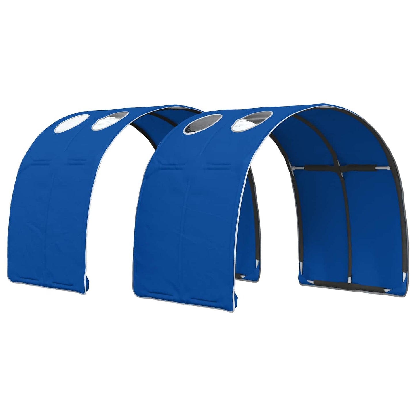 Tunel Postele 2 Pcs Modrá 211 X 67.5 X 2 Cm Polyester