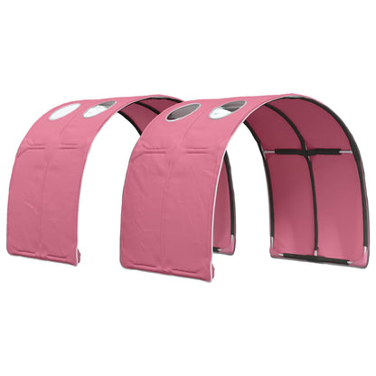 Tunel Postele 2 Pcs Růžová 211 X 67.5 X 2 Cm Polyester