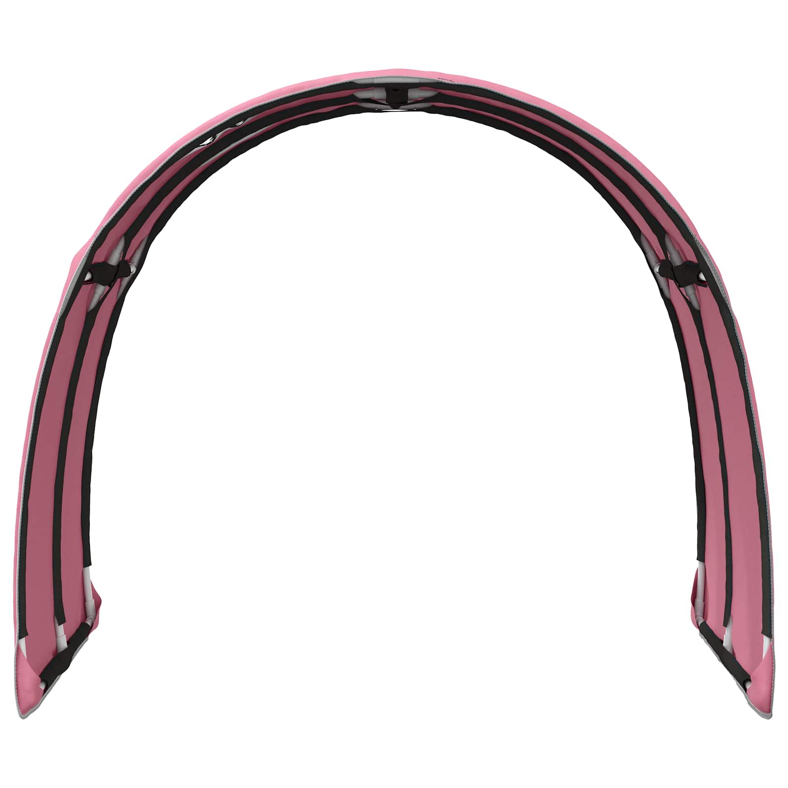 Tunel Postele 2 Pcs Růžová 211 X 67.5 X 2 Cm Polyester
