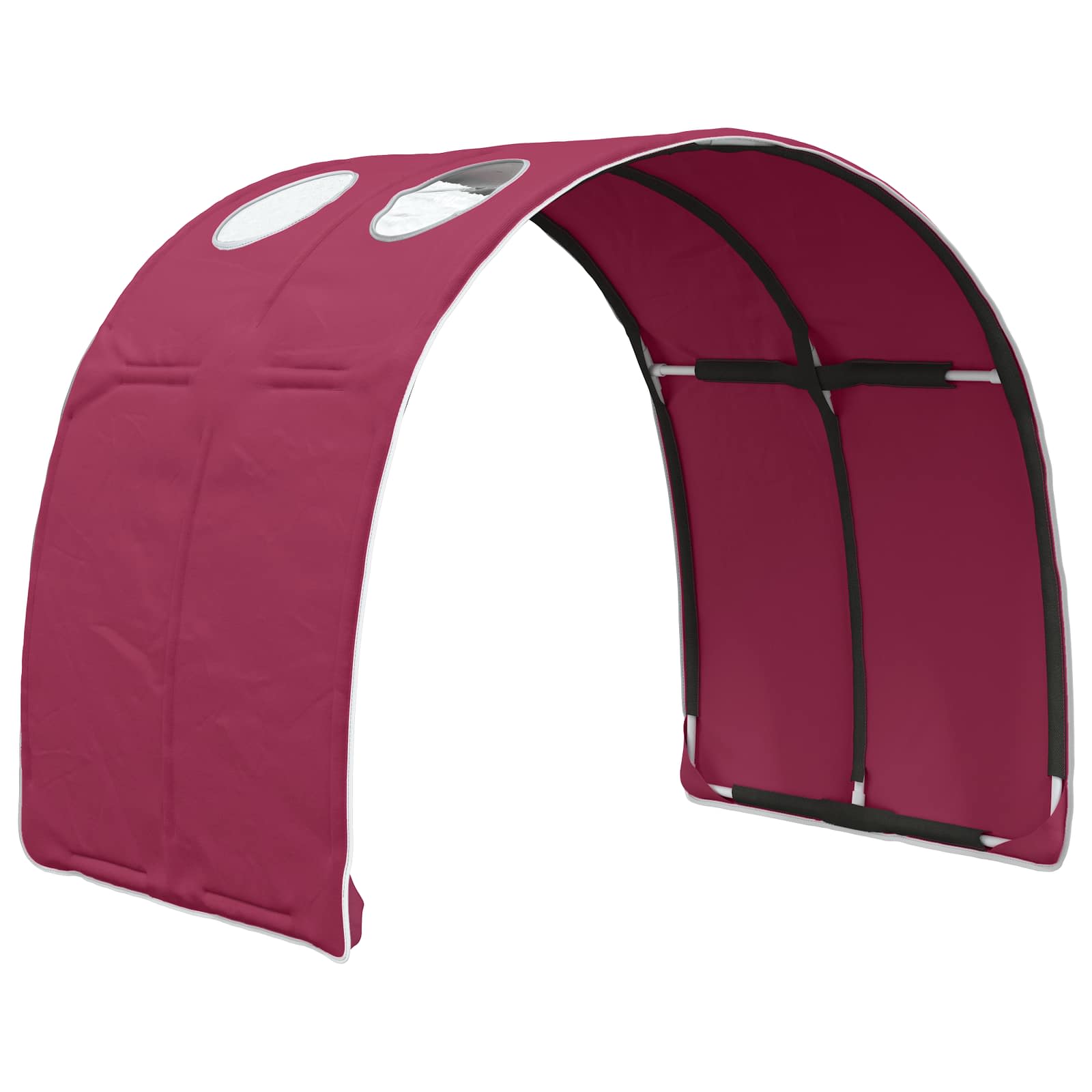 Tunel Postele 2 Pcs Červená 211 X 67.5 X 2 Cm Polyester