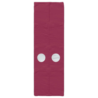 Tunel Postele 2 Pcs Červená 211 X 67.5 X 2 Cm Polyester