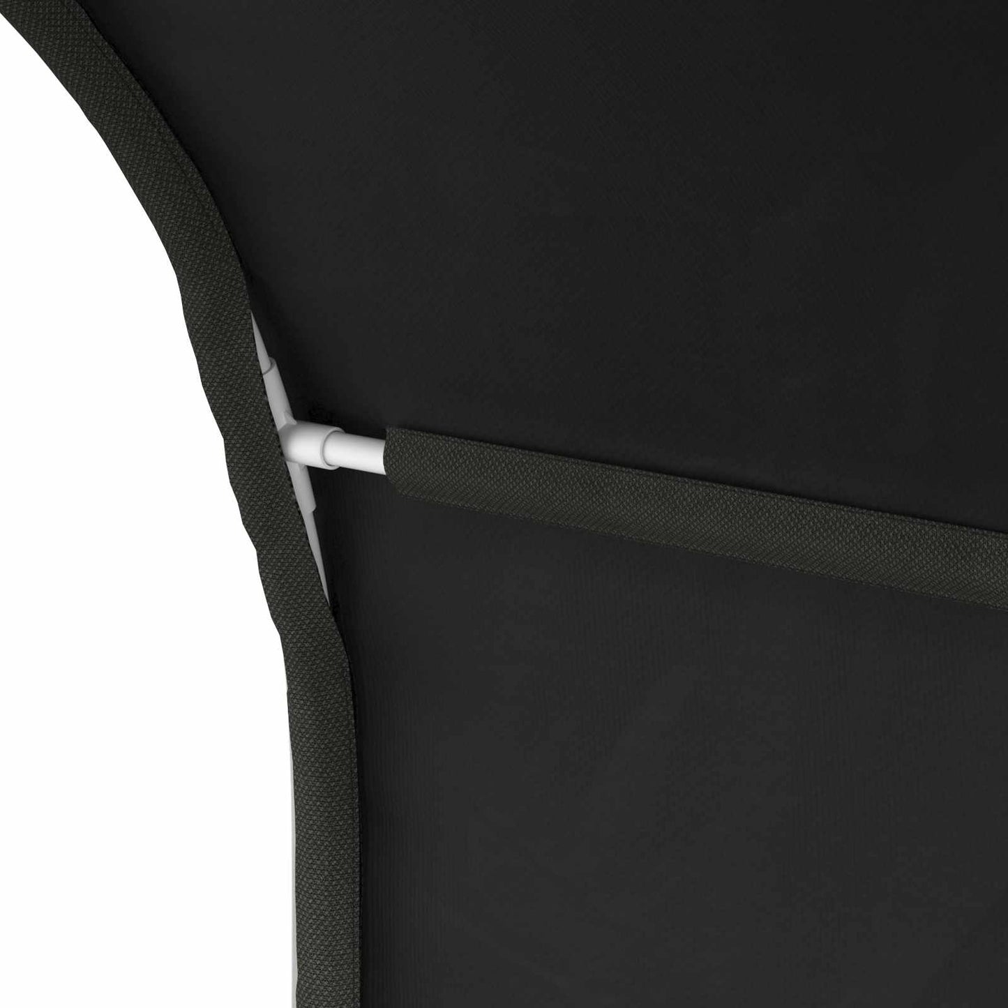Tunel Postele 2 Pcs Černá 211 X 67.5 X 2 Cm Polyester