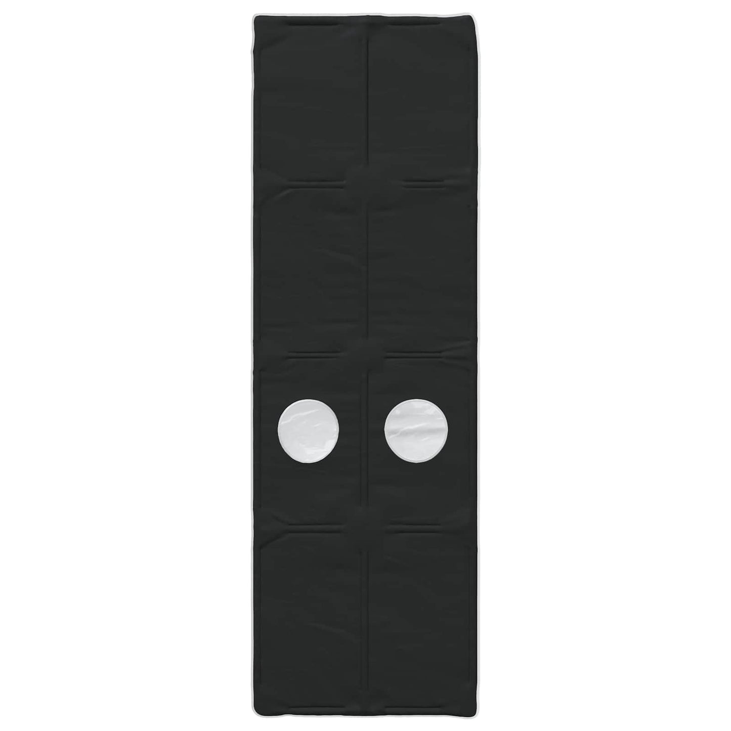 Tunel Postele 2 Pcs Černá 211 X 67.5 X 2 Cm Polyester