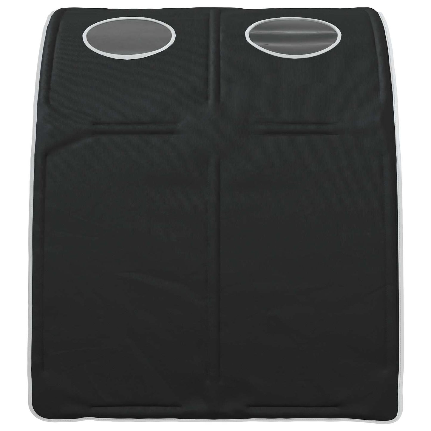Tunel Postele 2 Pcs Černá 211 X 67.5 X 2 Cm Polyester
