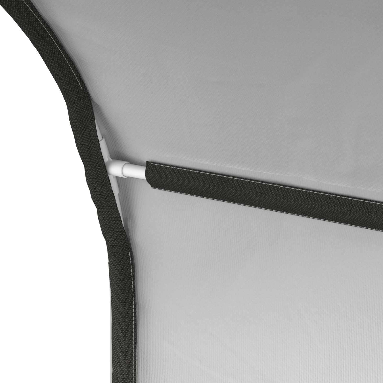 Tunel Postele 2 Pcs Bílá 211 X 67.5 X 2 Cm Polyester