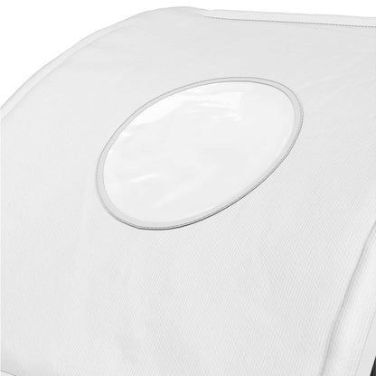 Tunel Postele 2 Pcs Bílá 211 X 67.5 X 2 Cm Polyester