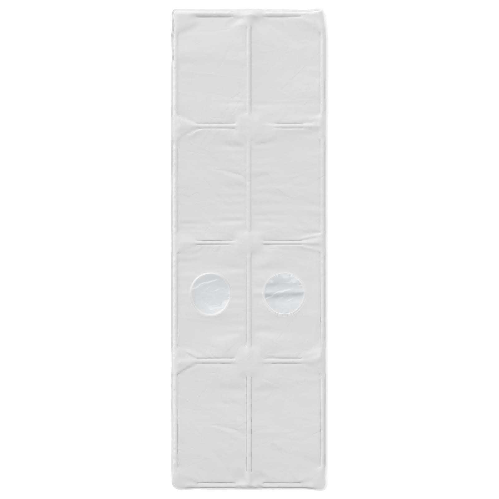 Tunel Postele 2 Pcs Bílá 211 X 67.5 X 2 Cm Polyester