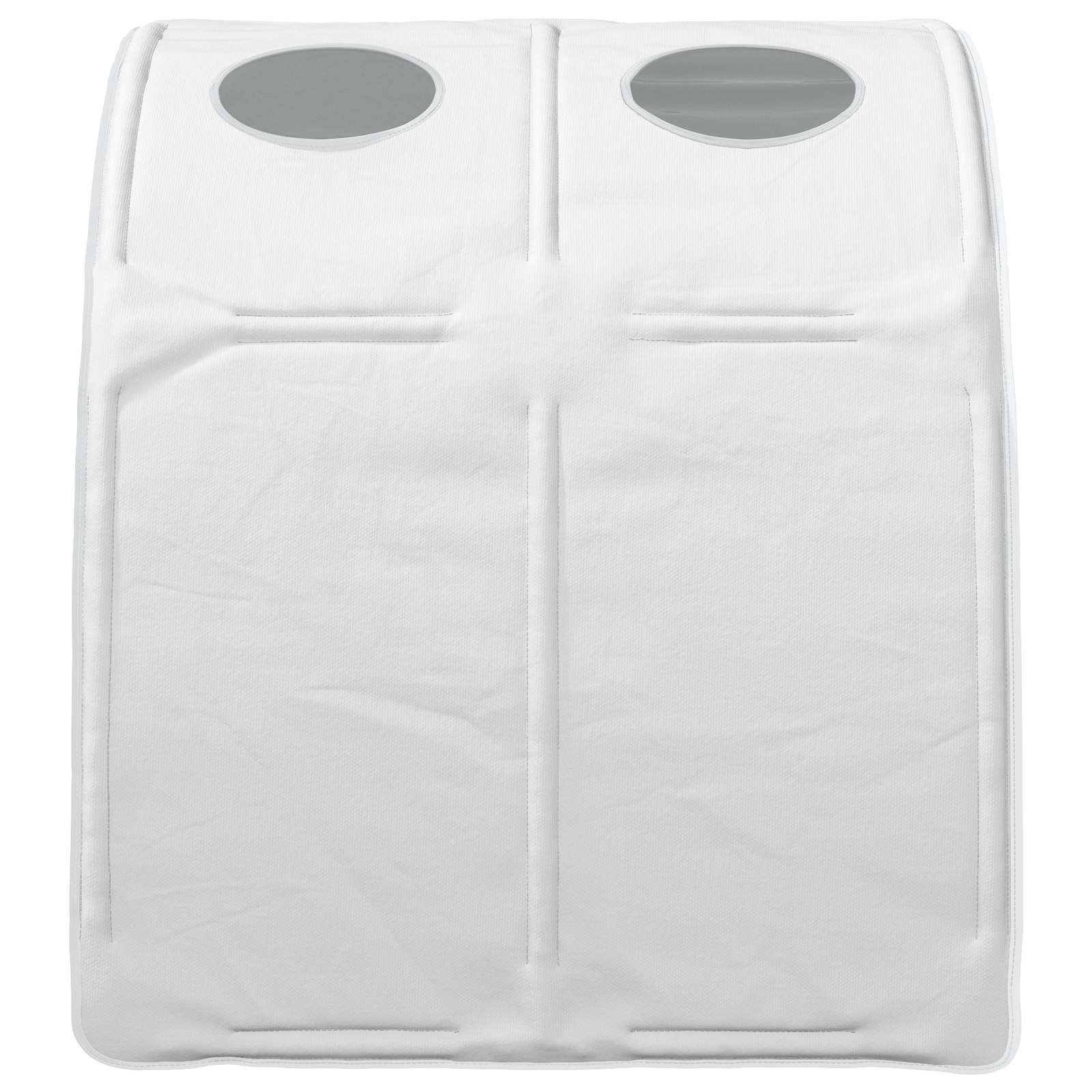 Tunel Postele 2 Pcs Bílá 211 X 67.5 X 2 Cm Polyester