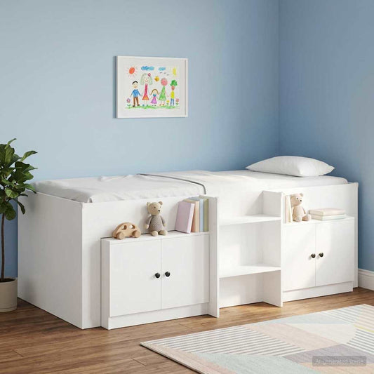 Úložný Kabinet Pro Patrovou Postel 2 Ks Bílá 66 X 35 X 48 Cm