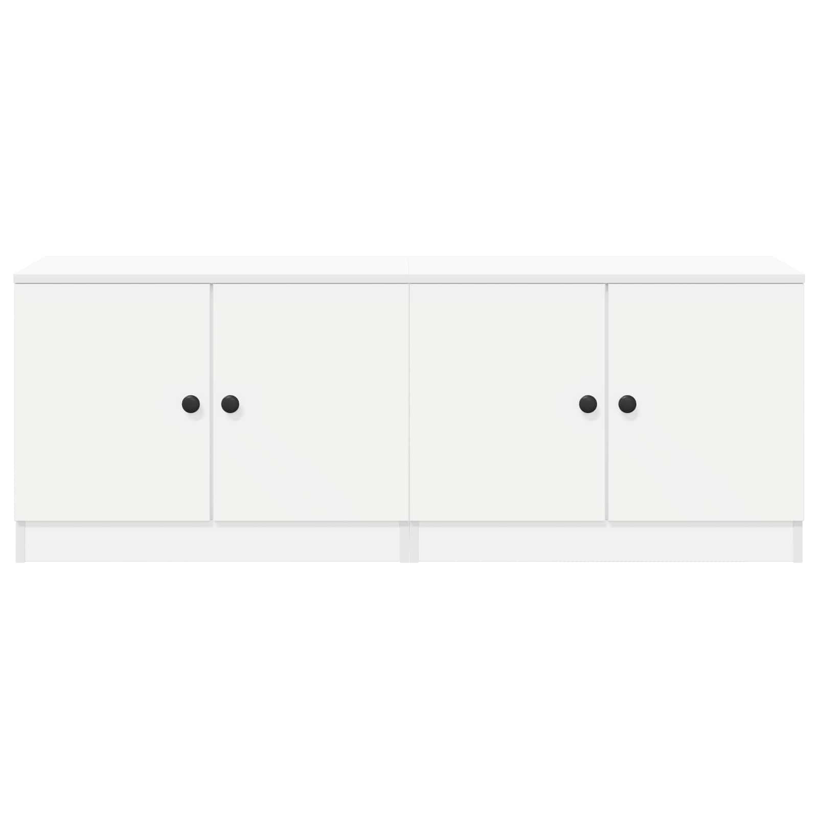 Úložný Kabinet Pro Patrovou Postel 2 Ks Bílá 66 X 35 X 48 Cm