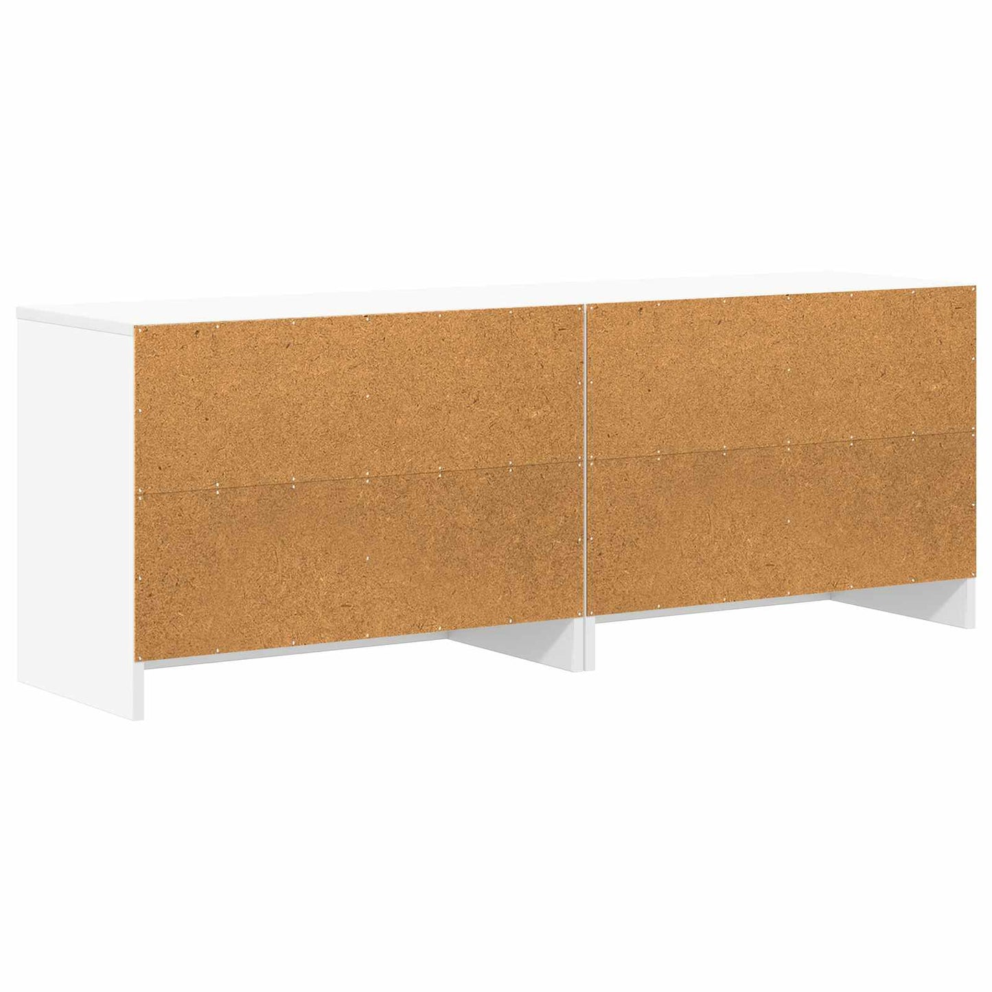 Zásuvka Pod Postel 2 Pcs Bílá 66 X 33 X 48 Cm Kompozitní Dřevo