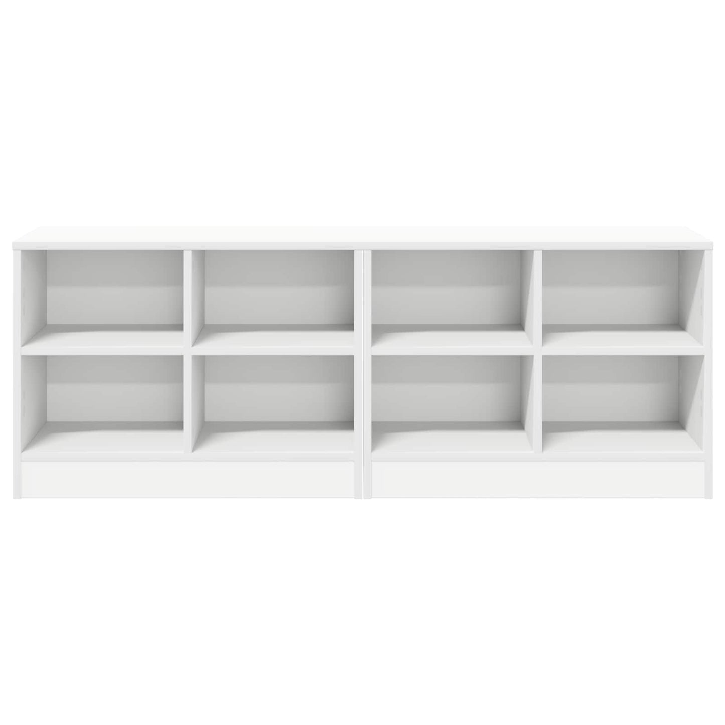 Zásuvka Pod Postel 2 Pcs Bílá 66 X 33 X 48 Cm Kompozitní Dřevo