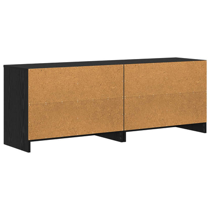 Zásuvka Pod Postel S Policí 2 Pcs Černý Dub 66 X 33 X 48 Cm
