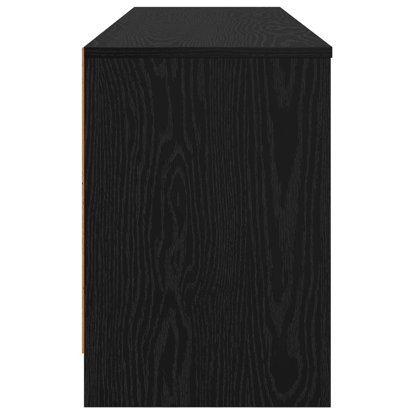Zásuvka Pod Postel S Policí 2 Pcs Černý Dub 66 X 33 X 48 Cm