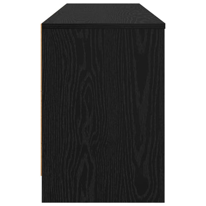 Zásuvka Pod Postel S Policí 2 Pcs Černý Dub 66 X 33 X 48 Cm