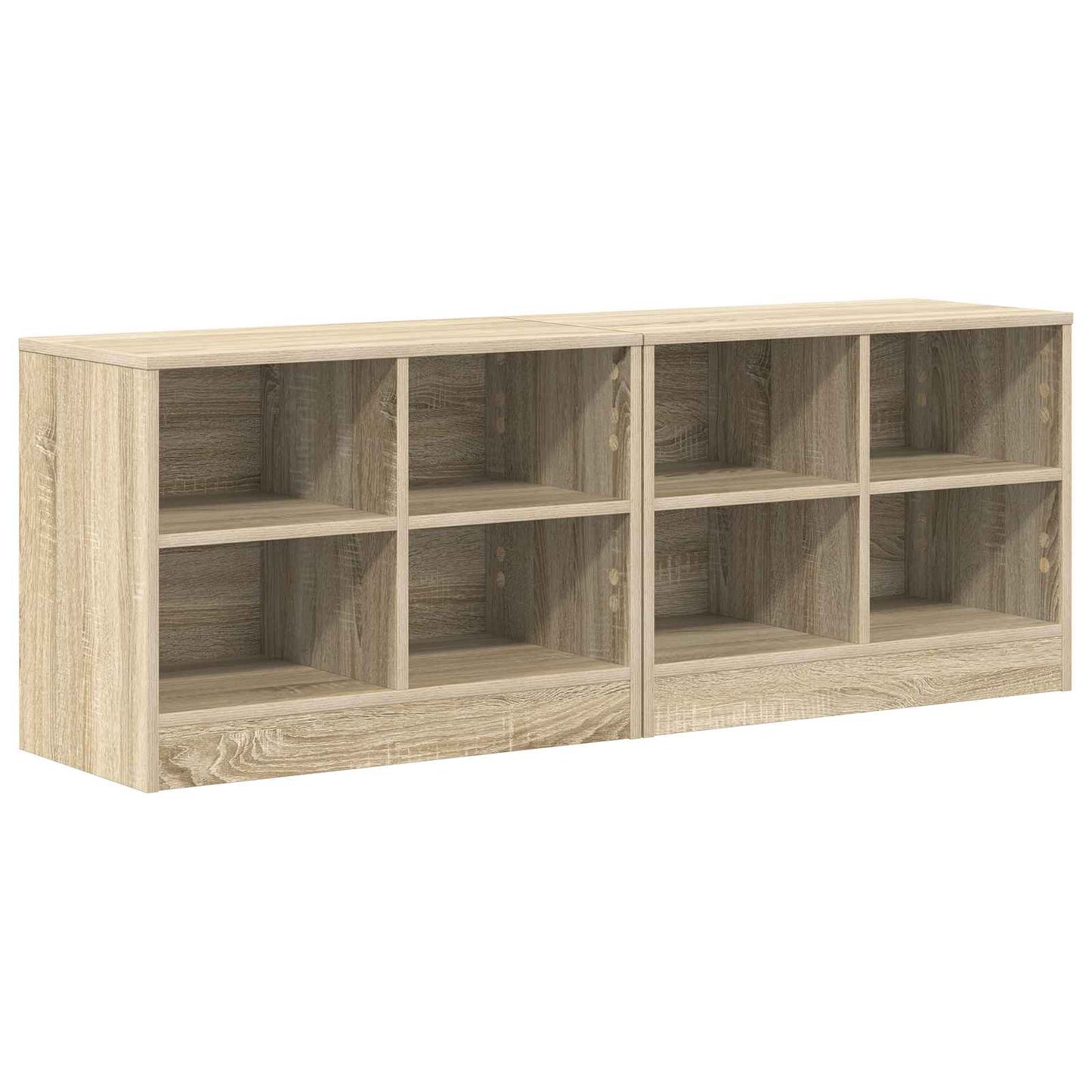 Zásuvka Pod Postel S Policí 2 Pcs Dub Sonoma 66 X 33 X 48 Cm