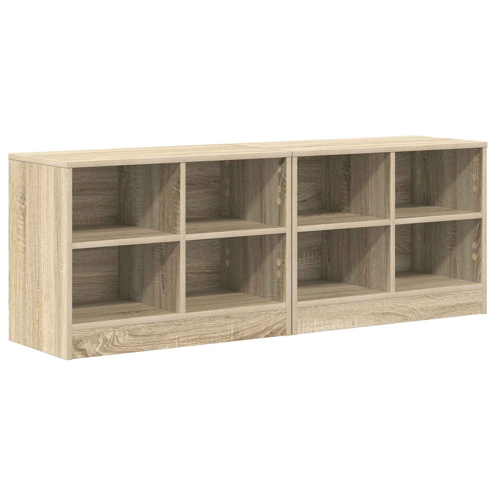 Zásuvka Pod Postel S Policí 2 Pcs Dub Sonoma 66 X 33 X 48 Cm